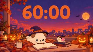60 Minute Timer 🐶 1 Hour Timer 🧡 Study & Focus in Classroom 👻 Halloween Timer