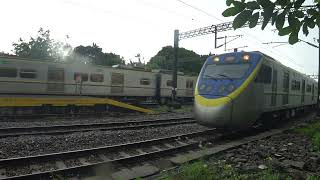 2234次與3231次區間車在大林車站交會 20220629