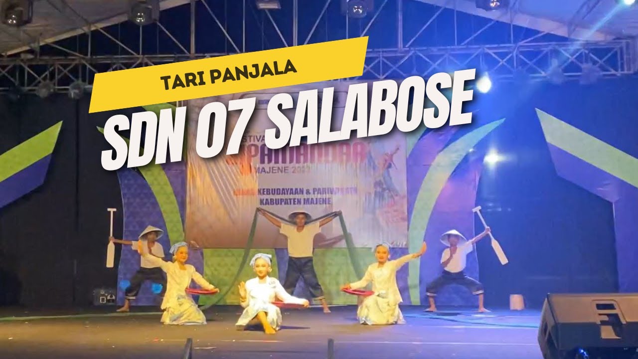 SDN 07 SALABOSE || TARI PANJALA || HJM Majene ke 478 || Festival Sipamandar || HUT RI ke 78