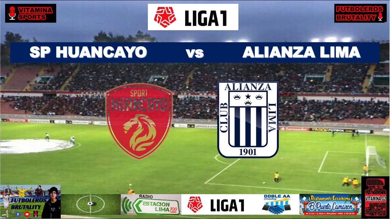 Sport Huancayo vs Alianza Lima EN VIVO CON IMAGENES Liga 1 Fecha 9 ...