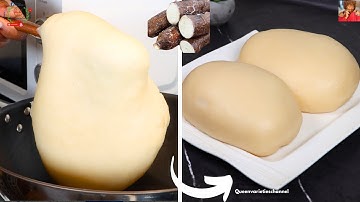 Cassava Fufu Recipe | How To Make Nigerian Cassava fufu