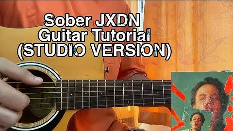 jxdn - SOBER | Guitar Tutorial | Studio Version | Rhythm