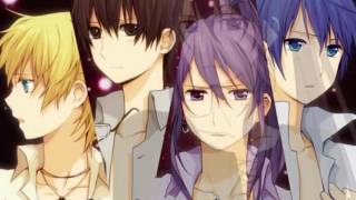 KAITO & Kagamine Len & Kamui Gakupo & Hiyama Kiyoteru - Borderline and Innocent (rus sub) @Rizapiska