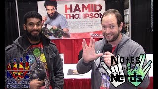 Notes and Nerds talking with Hamid Thompson | Kansas City Comic Con 2017