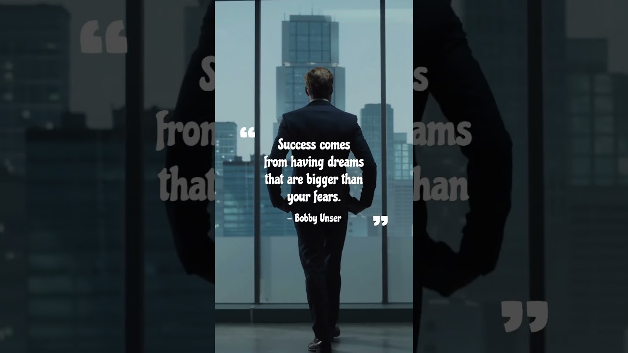 Daily Quote: "Dreams Beyond Fear: Unlocking Success with Bold Aspirations"