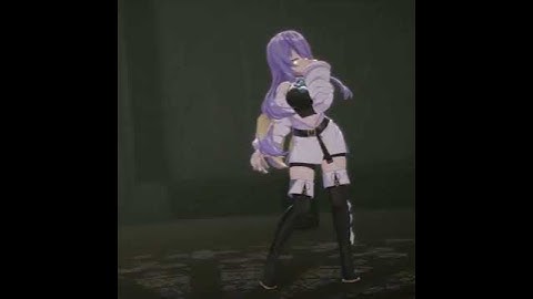 Moona blow kiss (3D version) [ホロライブGIF/Moona Hoshinova]