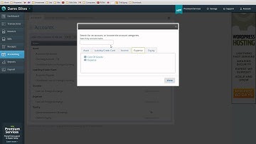 Wave Accounting - Creating accounts