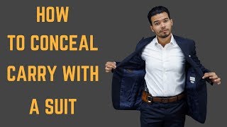 How to Conceal Carry With A Tailored Suit