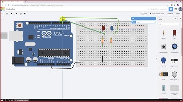 001 01 Polis Çakar Arduino TinkerCAD