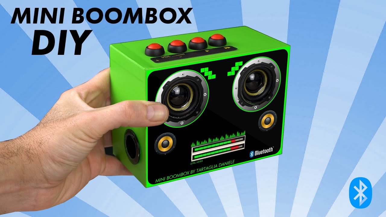 TURN a Carton box in to MINI BOOMbox 