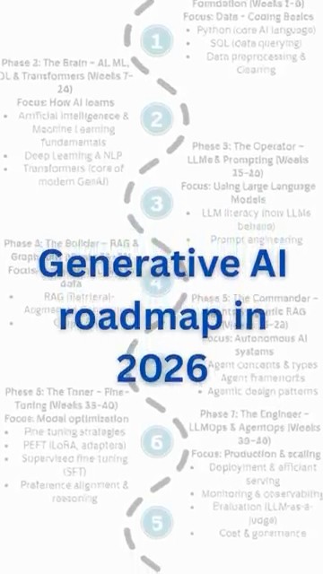 Generative AI Roadmap in 2026 - YouTube