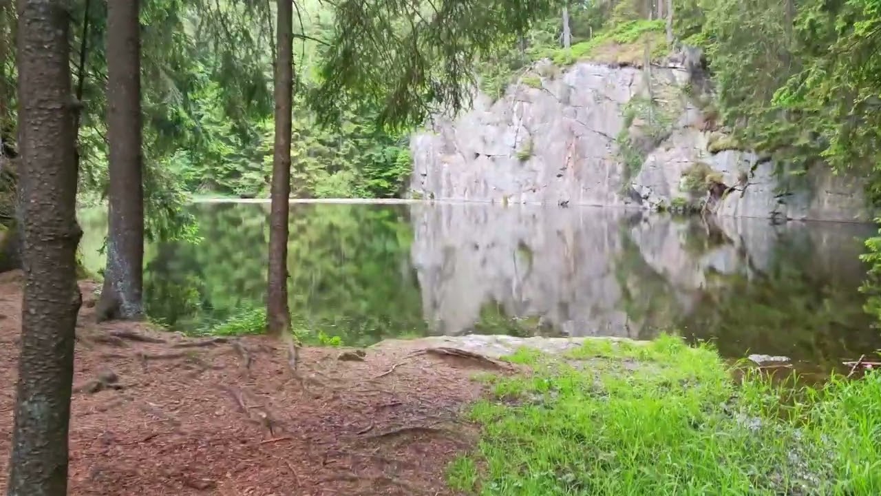 Forstwiesenbruch - Ein ehemaliger Steinbruch am Epprechtstein im Fichtelgebirge.