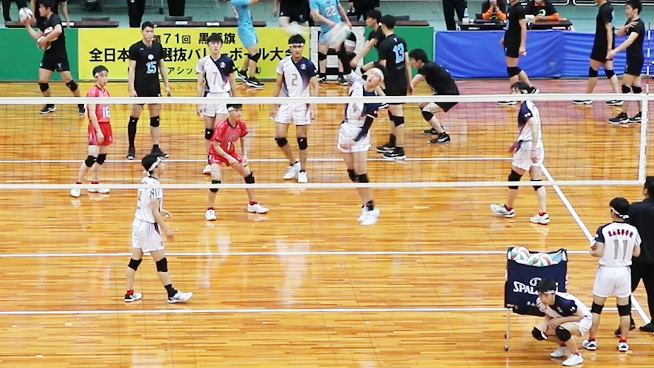 黒鷲旗2023】スパイク練習 東山高校 花村知哉・尾藤大輝＜男子