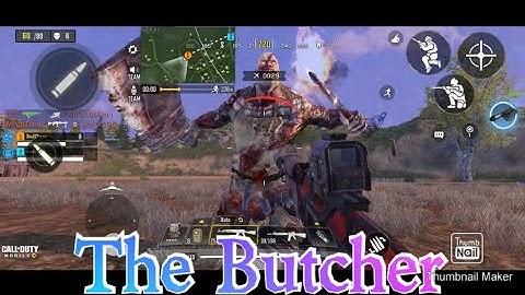 COD Mobile The Butcher Zombie BOSS Fight |(G.G)