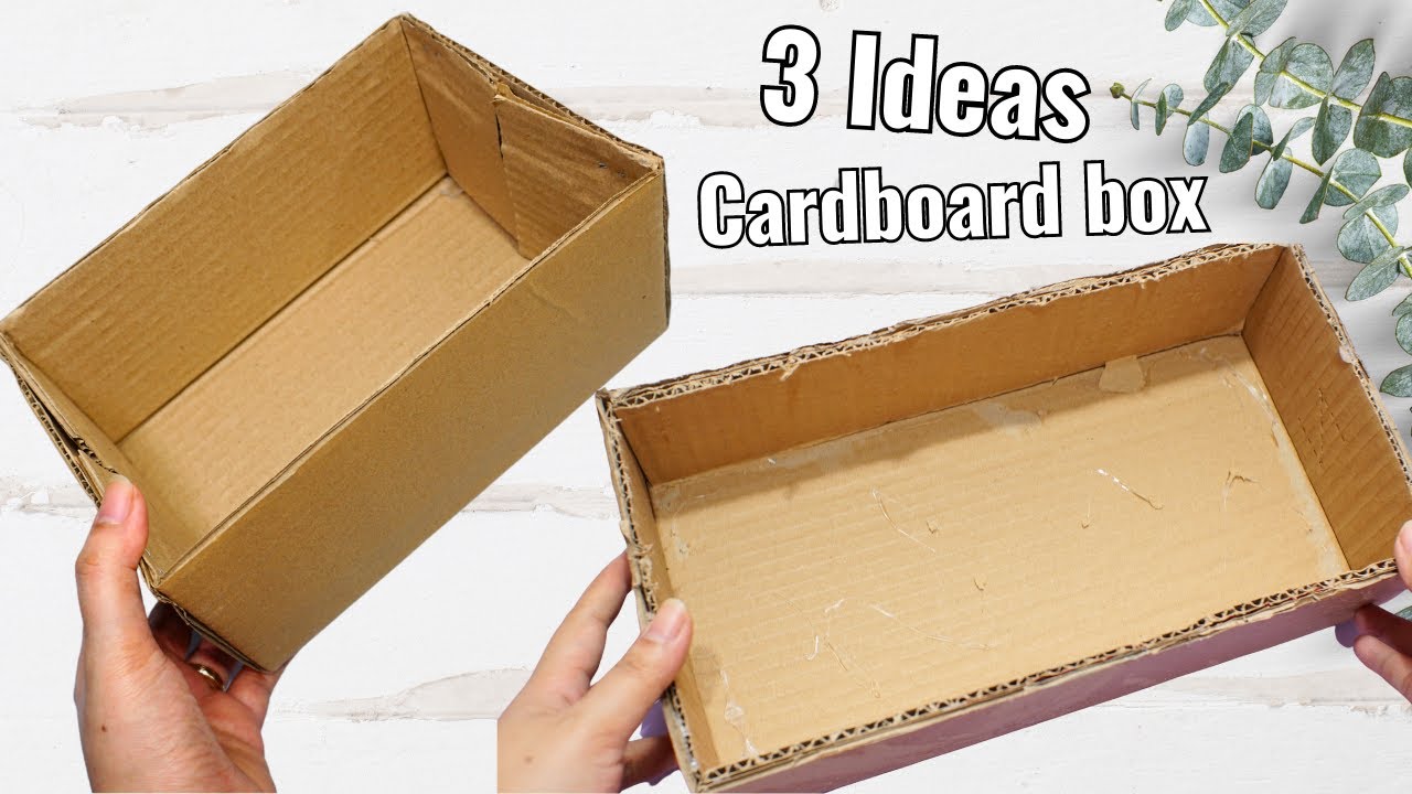 3 Awesome Cardboard Box Projects! DIY Cardboard Box 