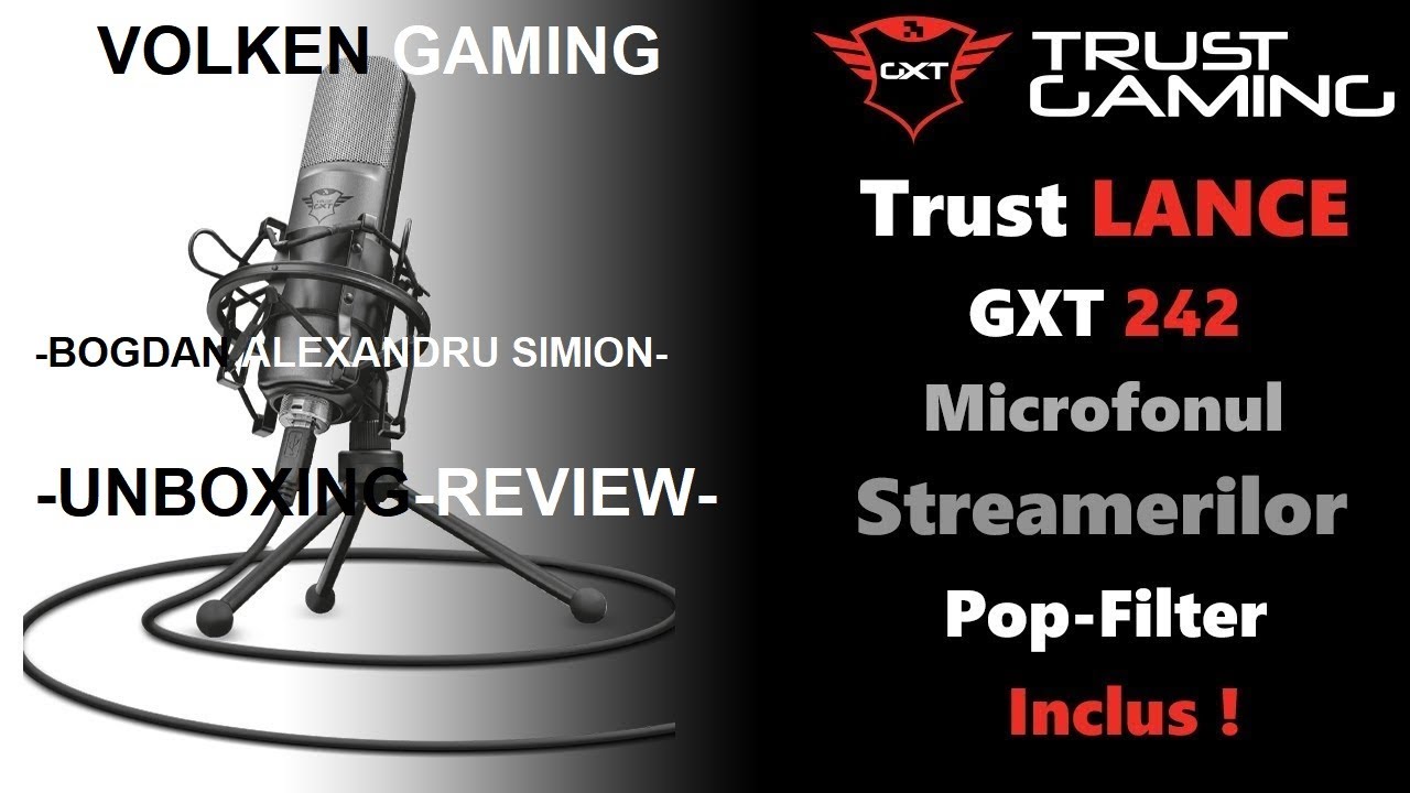 Gxt 242 Trust Best Stream Podcast Microphone Youtube