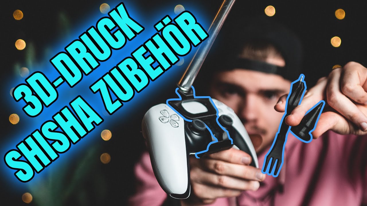 Shishazubehör aus 3D-Drucker |  PS5 Controllerhalter, Gabel....