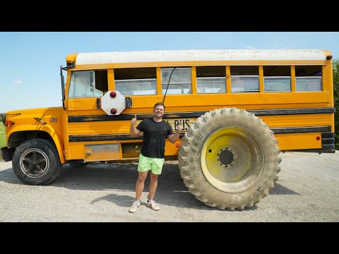 Building a Monster Truck School Bus