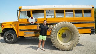 Building a Monster Truck School Bus