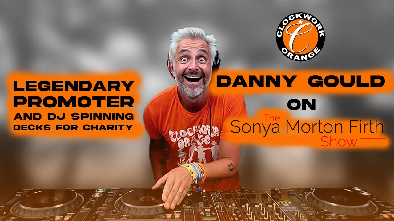 Danny Gould "Clockwork" Legendary promoter and DJ spinning decks for