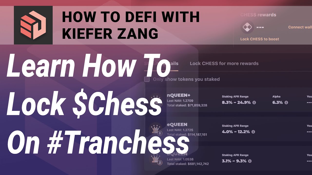 EP 20 I How to lock CHESS on Tranchess to Vote, Get Weekly Rebates and ...