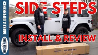 Install & Review of Hooke Road Side Steps / Running Boards On Our 2024 Jeep 4xe Wrangler by Jeeps On The Run 1,637 views 2 months ago 10 minutes, 43 seconds
