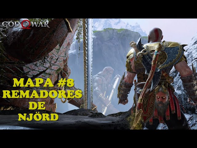 God of War 2018 Mapa do Tesouro Não Pisque 