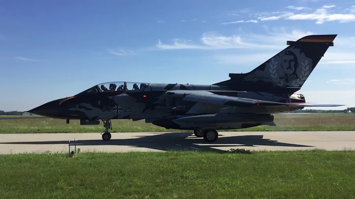 Sound of Reverse Thrust !!! German Air Force