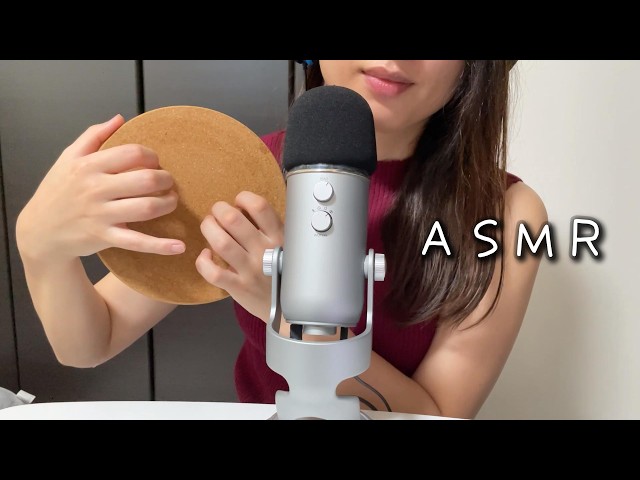 【ASMR】囁き声で雑談しながらコルクをタッピング【40分】