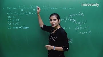 JEE Mathematics | 28. 3-D Geometry | JEE Main Pattern Question Exercise | In English | by Misostudy