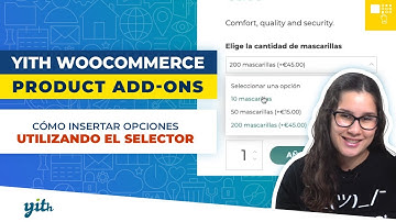 Cómo insertar opciones utilizando el selector - YITH WooCommerce Product Add-ons
