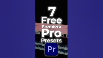 Free premiere pro presets! Over 500+ downloads! #editing #premierepro
