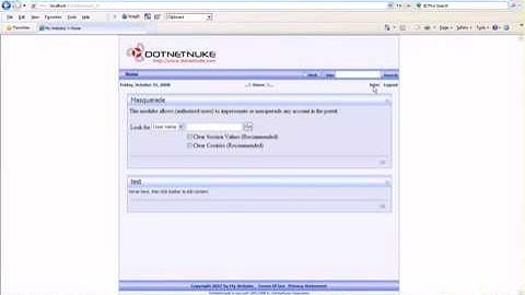 Masquerade Module for DNN - Demo