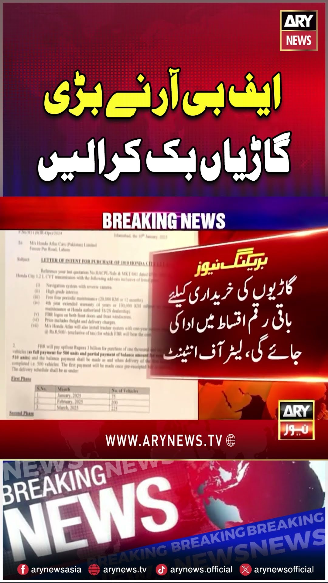 #fbr #breakingnews #arynews #latestnews #shorts
