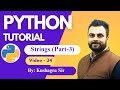 How Strings in python works | Part 3 | Video by Kushagra Sharma #python #string #function