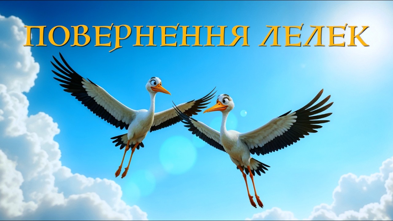 ПОВЕРНЕННЯ ЛЕЛЕК / крила весни / чарівна історія про лелек і дорогу додому