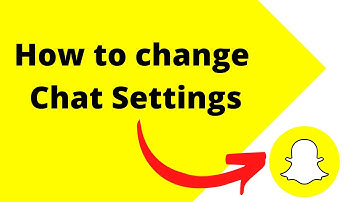 How to change chat settings in snapchat