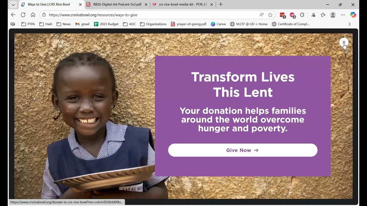 Prepare for Lent 2026 with CRS Rice Bowl - Archdiocese of Cincinnati
