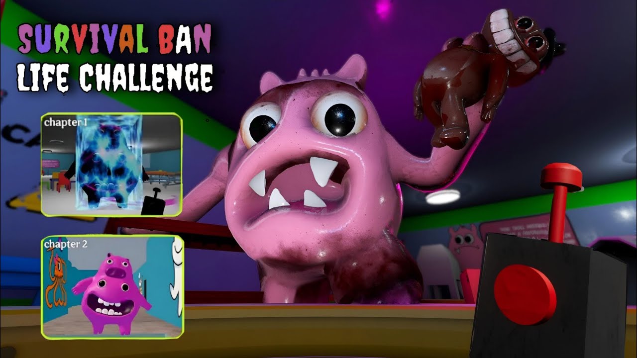 Survival Ban Life Challenge Vs Green Monster All Boss (Chapter 1, 2) New Update