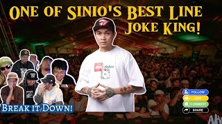 LOONIE FT. SMUGGLAZ AND SHEHYEE REACTS TO SINIO'S BEST LINE IN FLIPTOP!