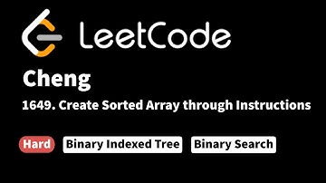 LeetCode 1649. Create Sorted Array through Instructions