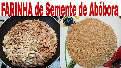 Como fazer farinha da abóbora?