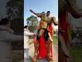 This man dressup chinese warrior for a party #shortsvideo