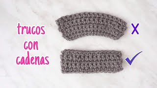 Tips  trucos con cadenas  mejora tu crochet