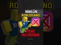 ¿NINGÚN JUGADOR DE ROBLOX TIENE INSTAGRAM? 😱👀