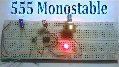 555 Timer in Monostable Mode