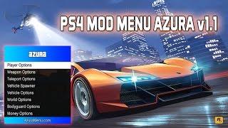 GTA V PS4 MOD MENU AZURA 1.1   DOWNLOAD