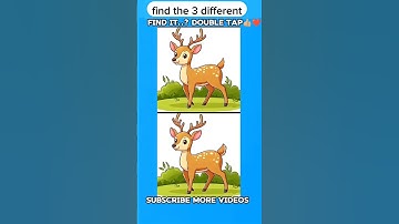 find the 3 different || #289 || finding || #puzzle​ #different #game #shorts #shortfeed