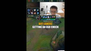 Bot Laners Getting An Ego Check 【LoL】 #viktor #yunara #thresh #LoL #shorts