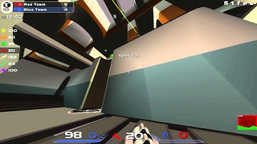 Quake Live Rocket Bounce and Rail Combo